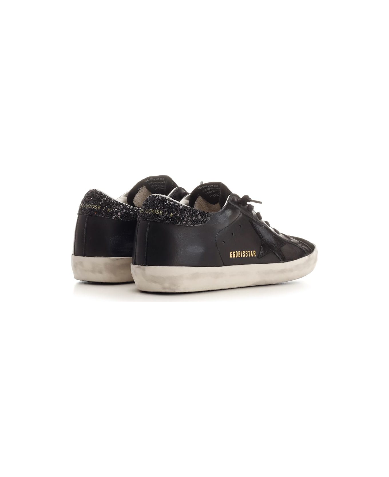 Golden Goose 'super-star' Sneakers - BLACK