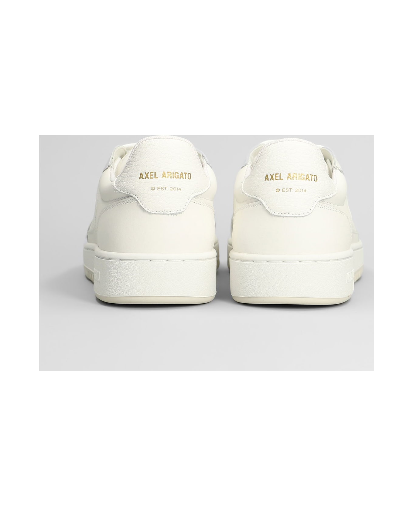 Axel Arigato Dice T-toe Sneakers In White Leather - white