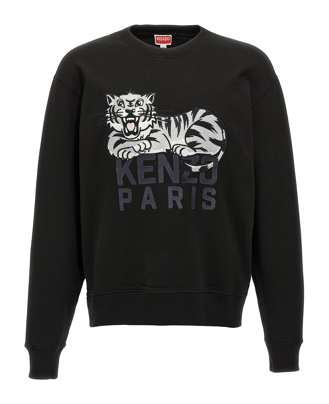 Kenzo Happy Tiger Sweatshirt - BLACK