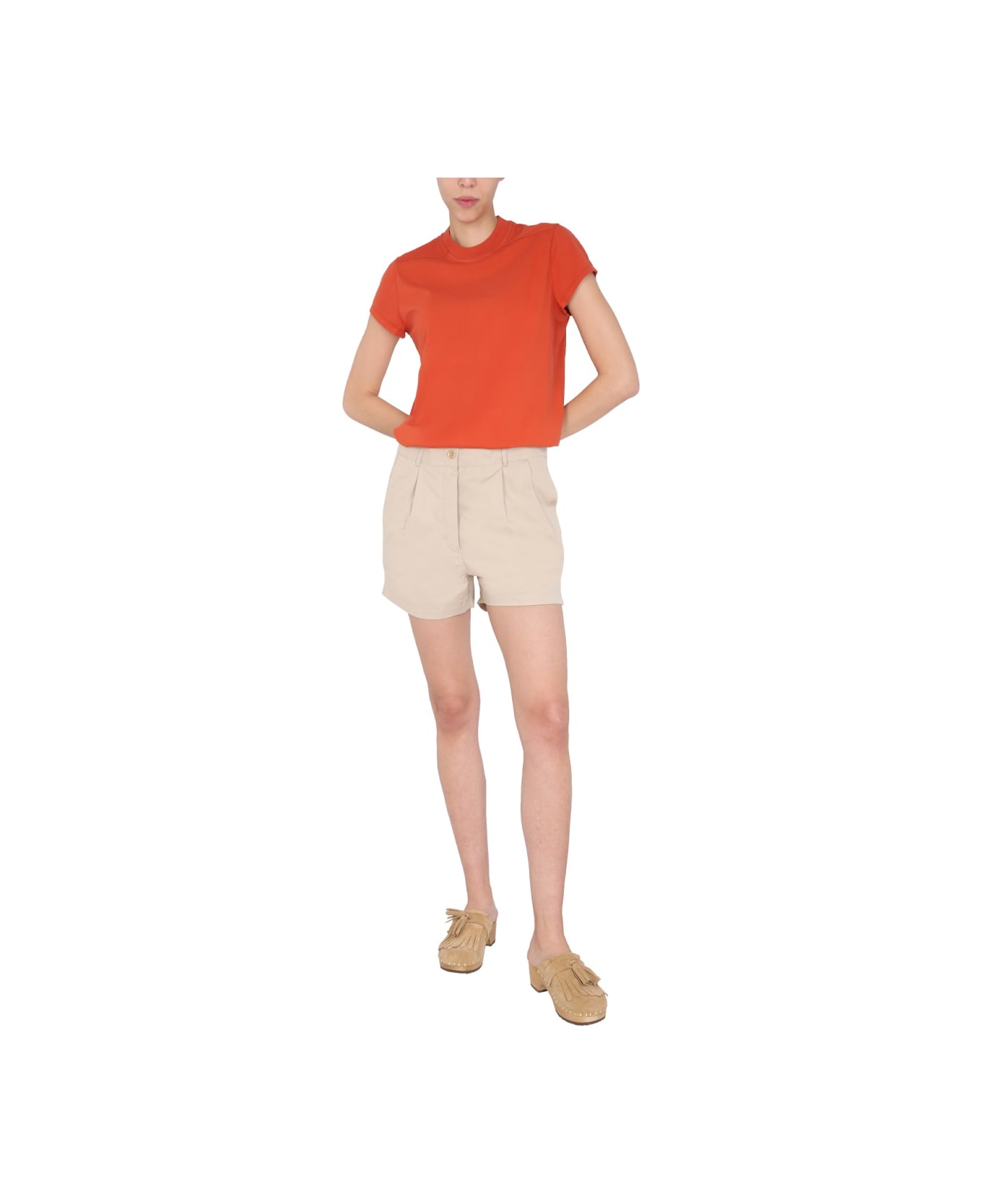 Aspesi Cotton Shorts - BEIGE