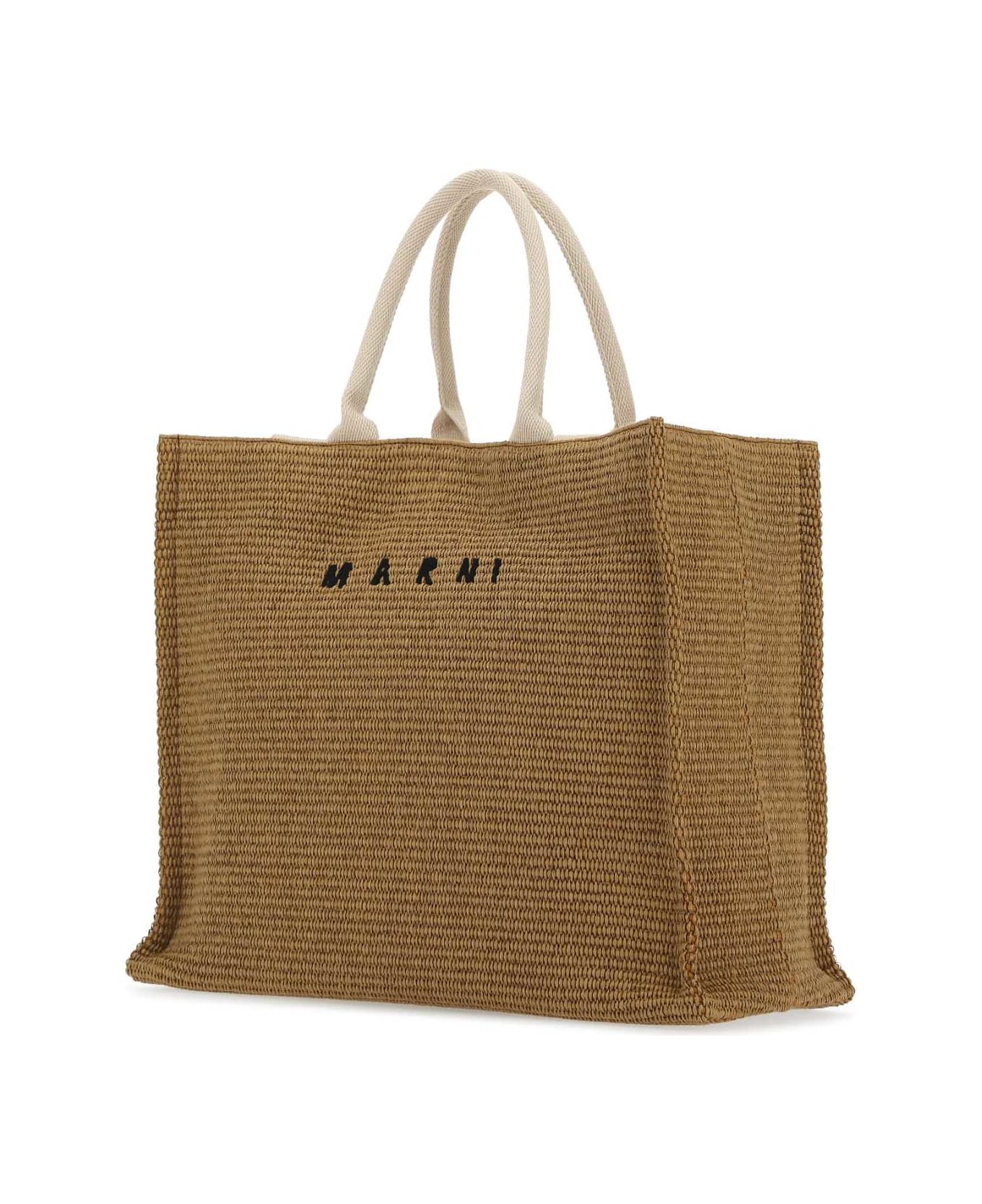 Marni Biscuit Raffia Shopping Bag - Z0R42 トートバッグ