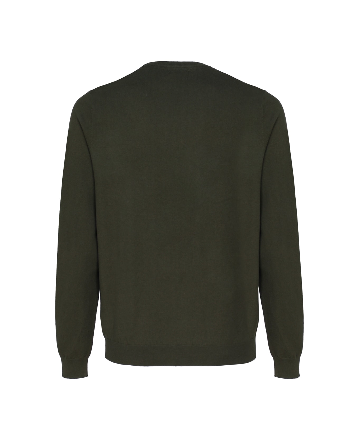 Sun 68 Sweater With Logo - Military green ニットウェア