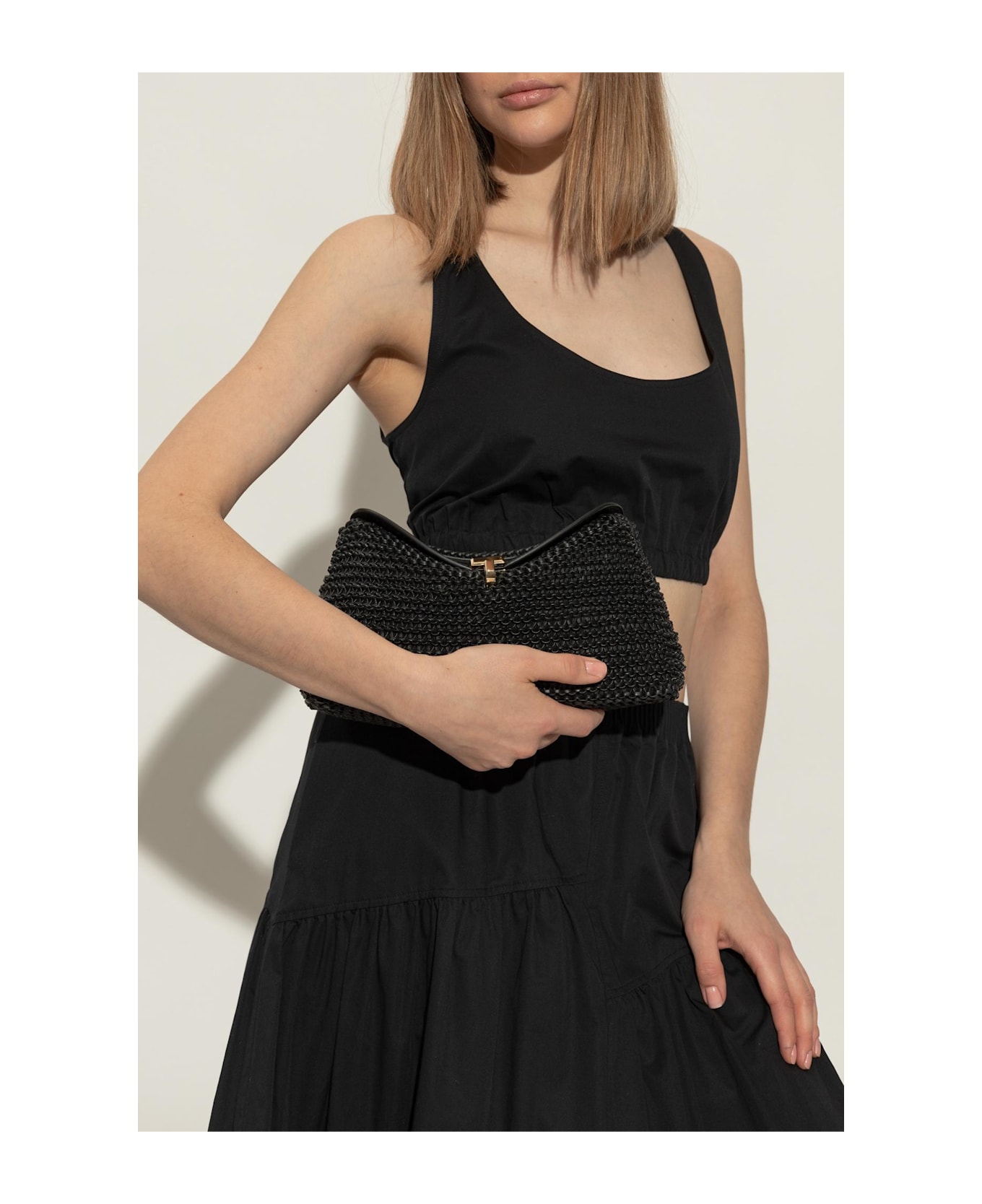 Totême Toteme Clutch T-lock - BLACK