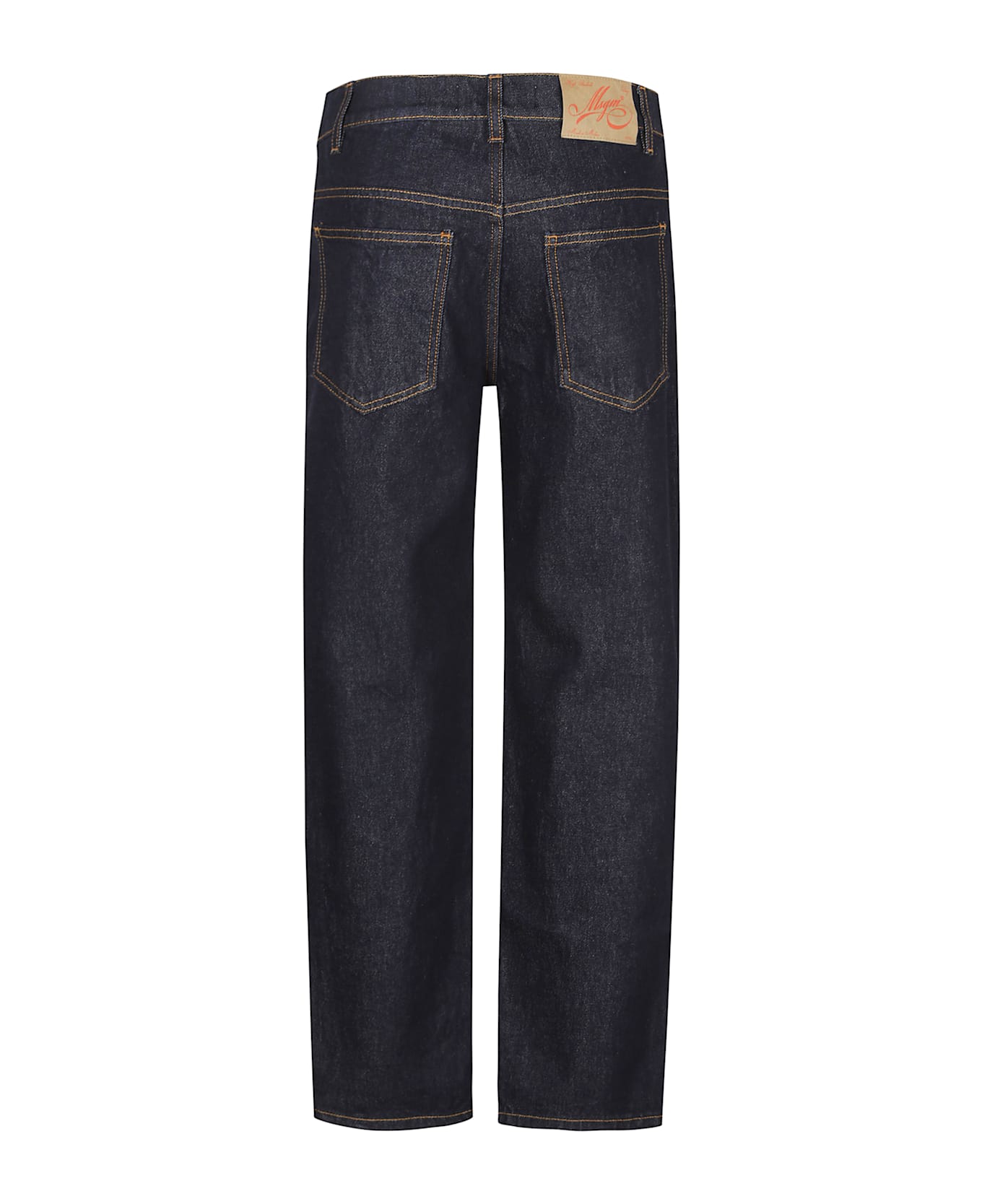 MSGM Ankle Cut Denim Jeans - Denim