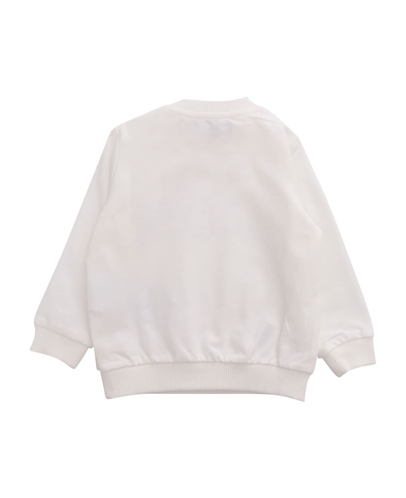 Moschino White Sweatshirt With Print - WHITE