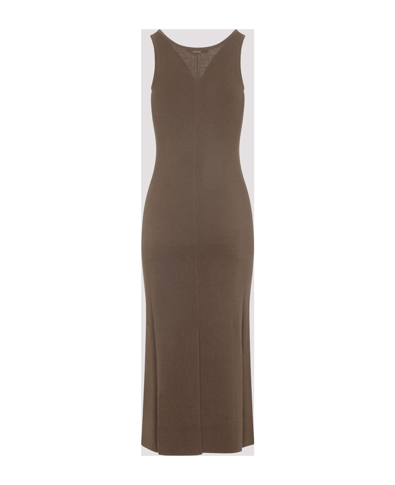 Max Mara Aceri Knit Long Dress - White