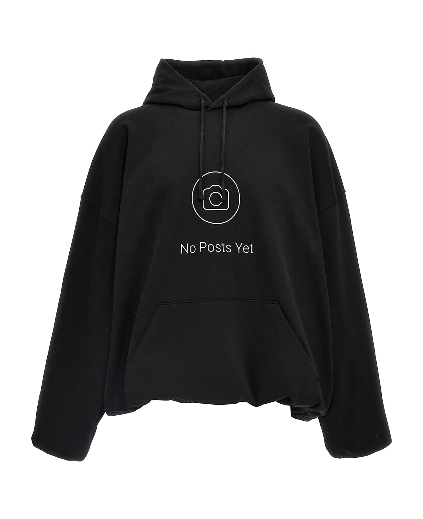 VETEMENTS 'no Posts' Hoodie - Black  