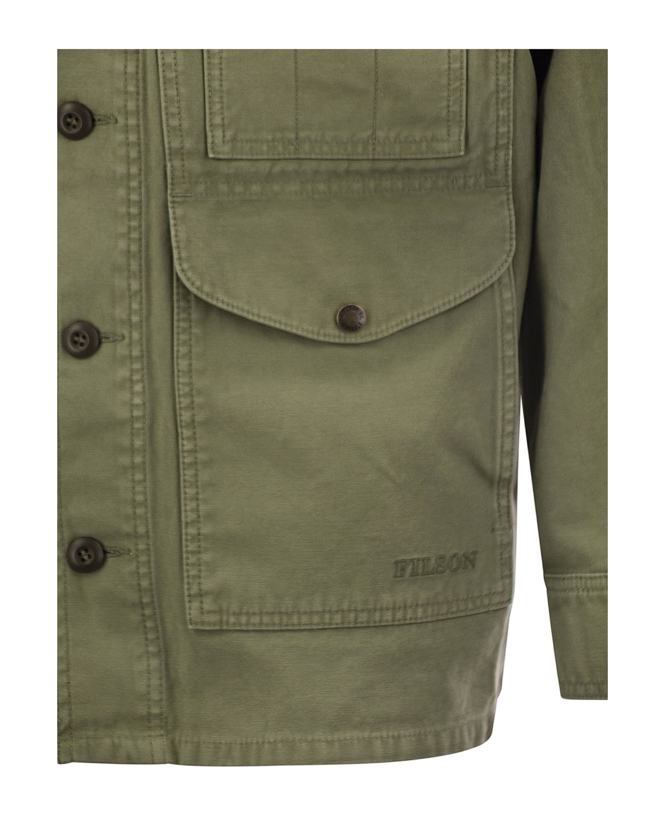 Filson Cruiser - Waxed Cotton Jacket - Military Green