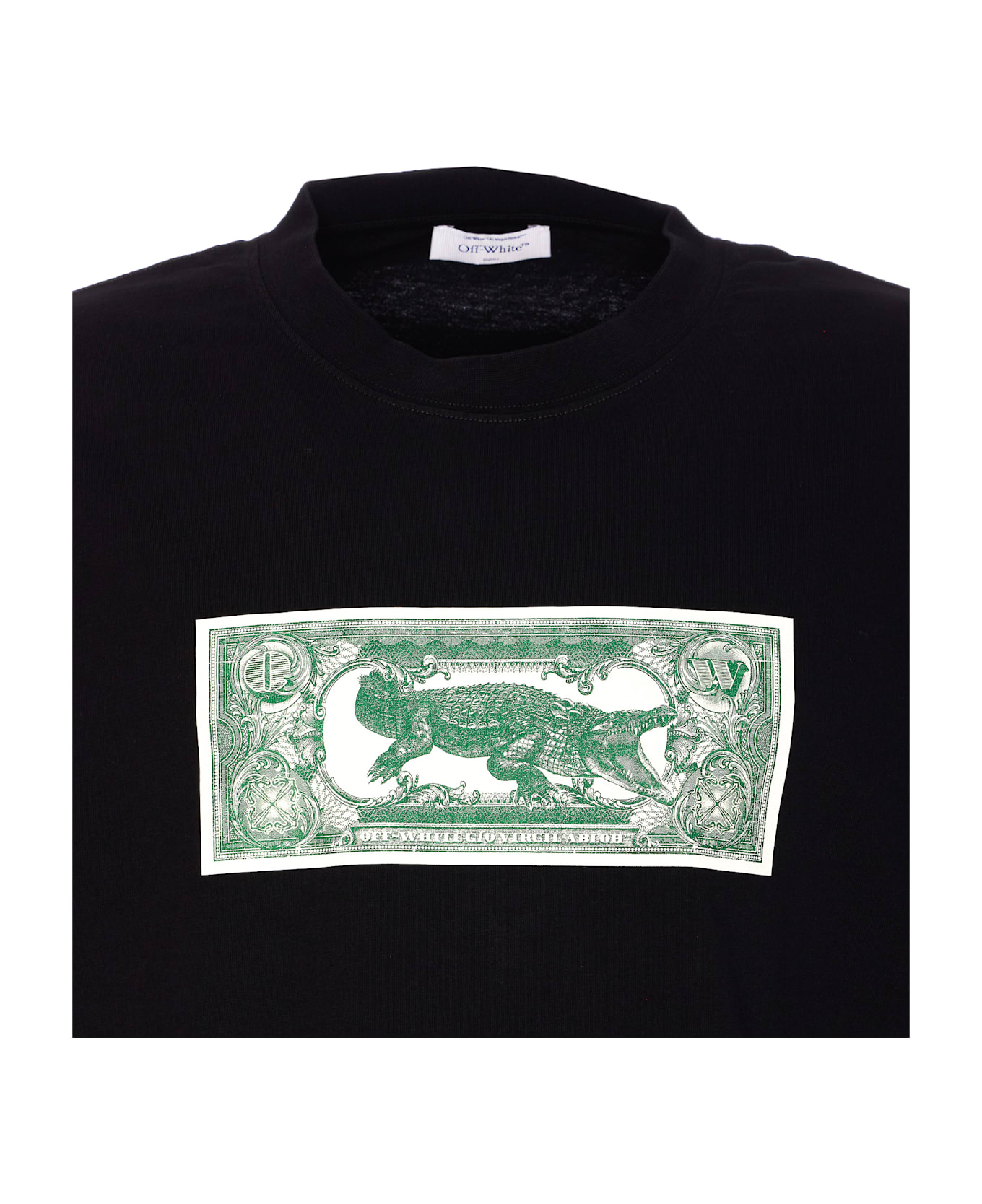 Off-White Banknotes Arrow Skate T-shirt - Black