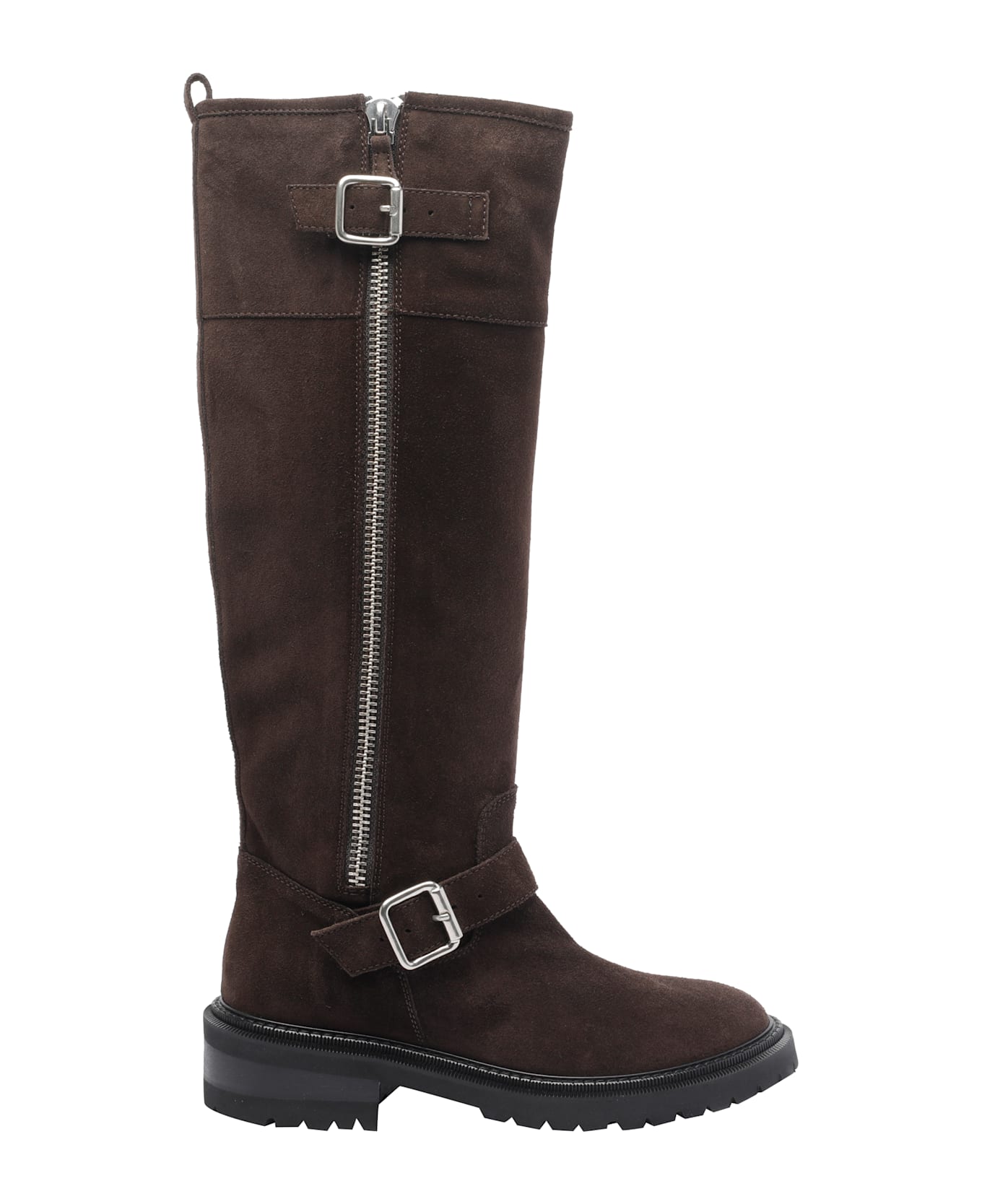 Via Roma 15 Buckles Boots - Brown