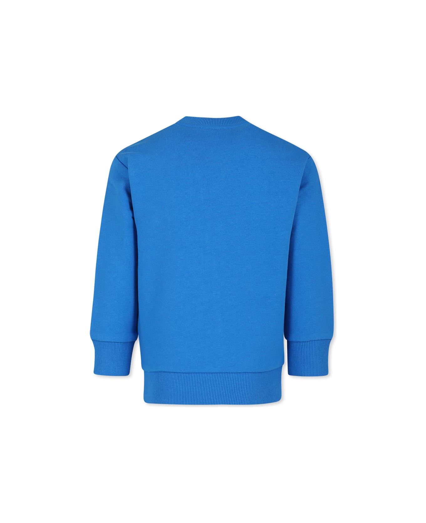 Diesel Light Blue Sweatshirt For Kids With Logo - Light Blue