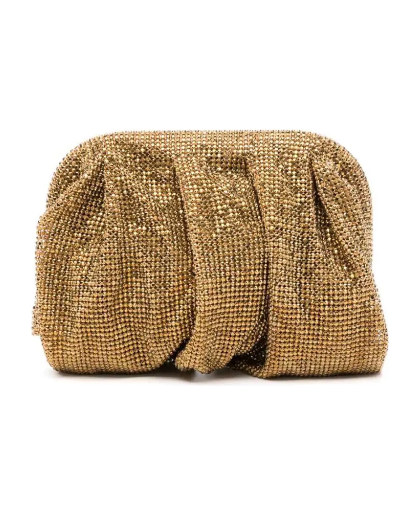 Benedetta Bruzziches Gold-tone Venus Petite Crystal Clutch Bag - Golden クラッチバッグ