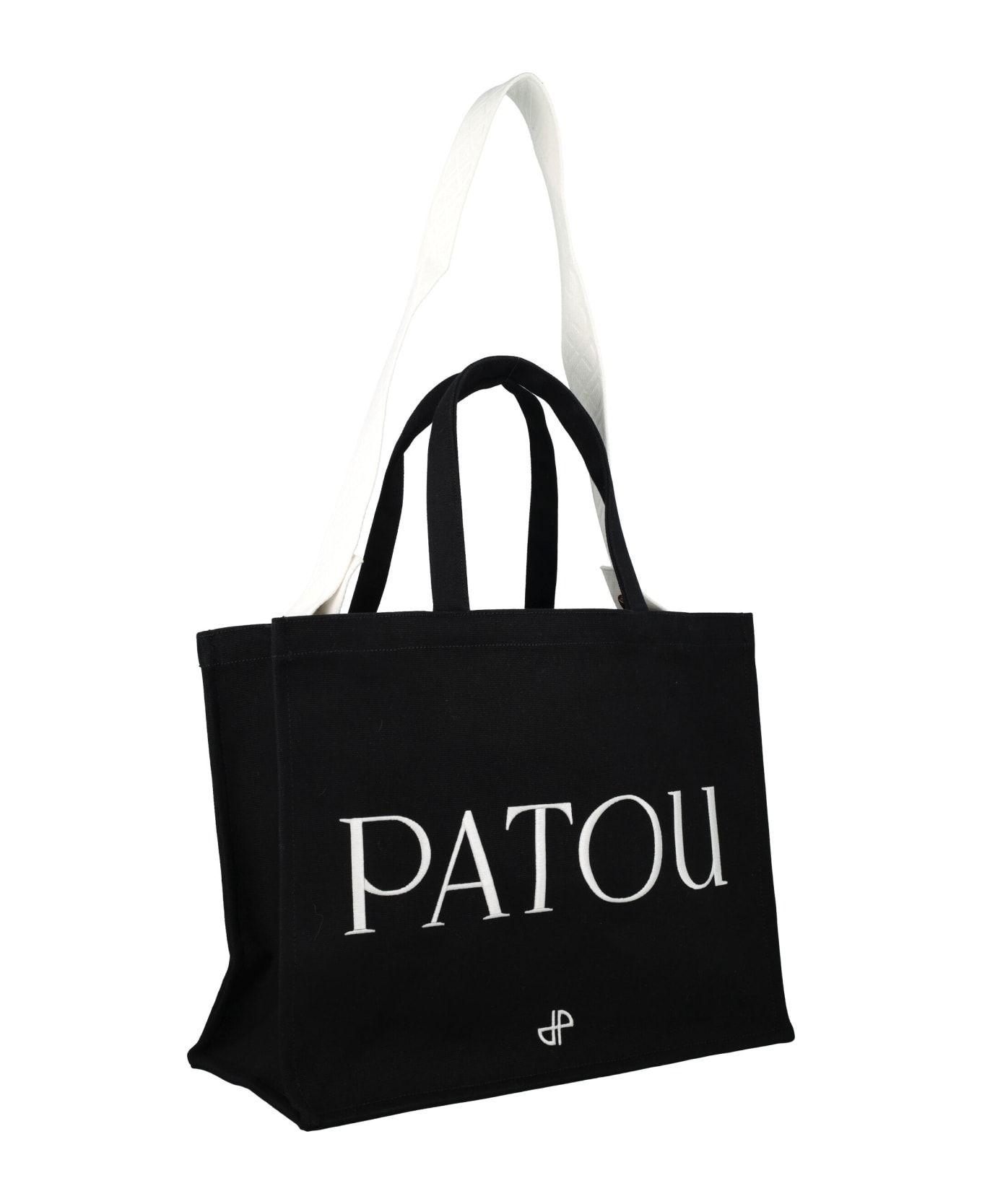 Patou Logo Tote - BLACK