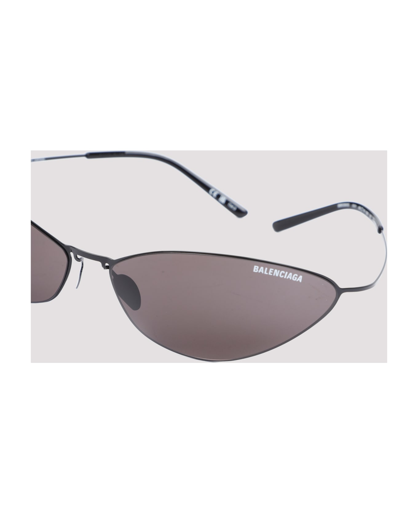 Balenciaga Malibu Round Sunglasses - Black