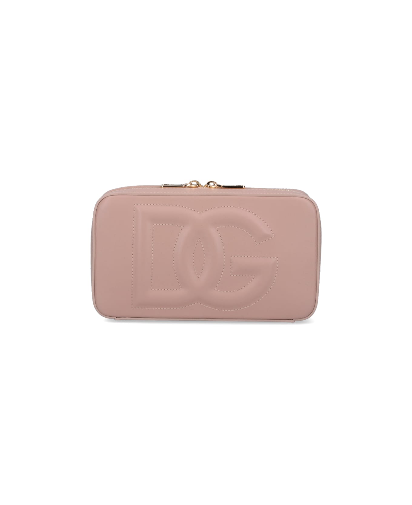Dolce & Gabbana Logo Shoulder Bag - Pink