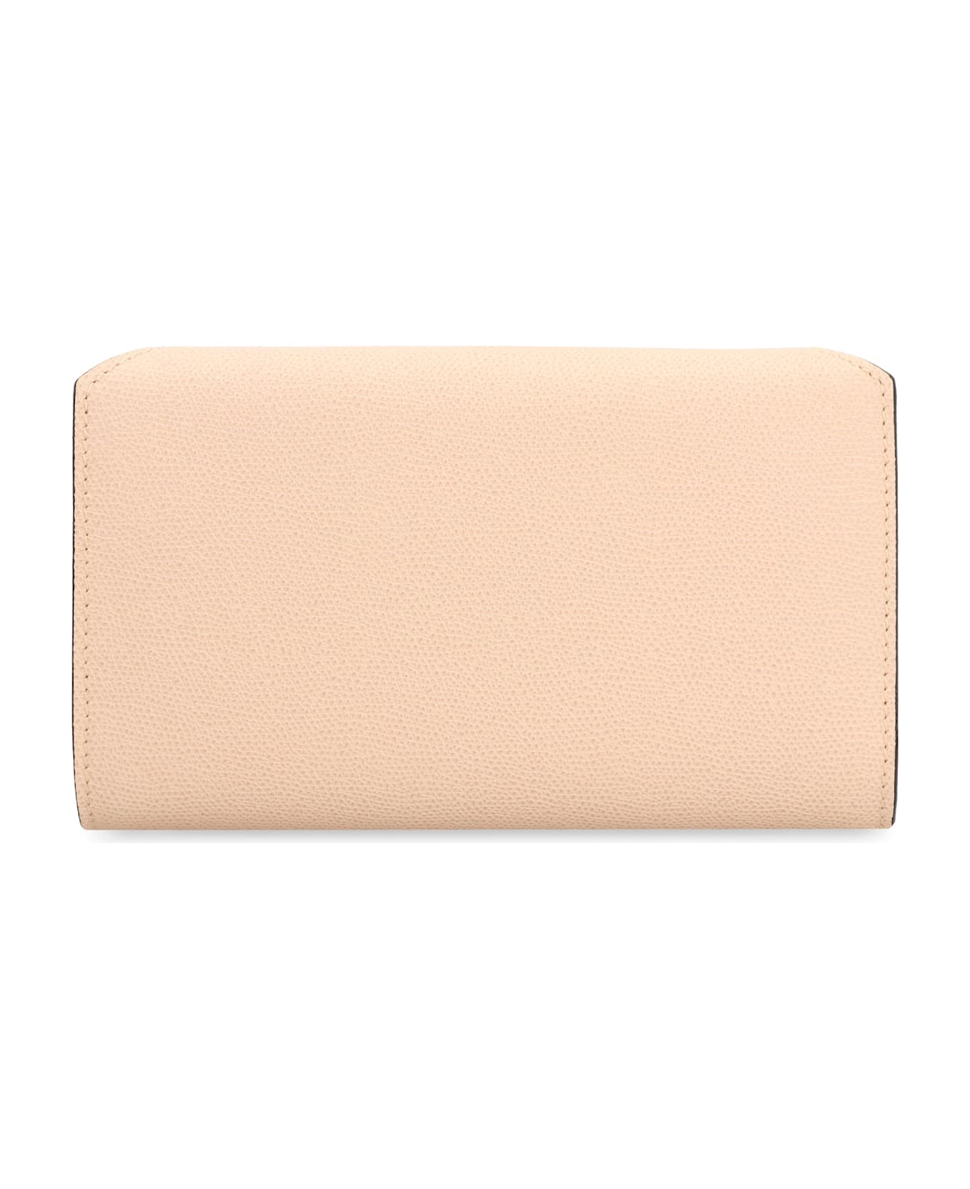 Valextra Nolo Leather Clutch - Pale pink
