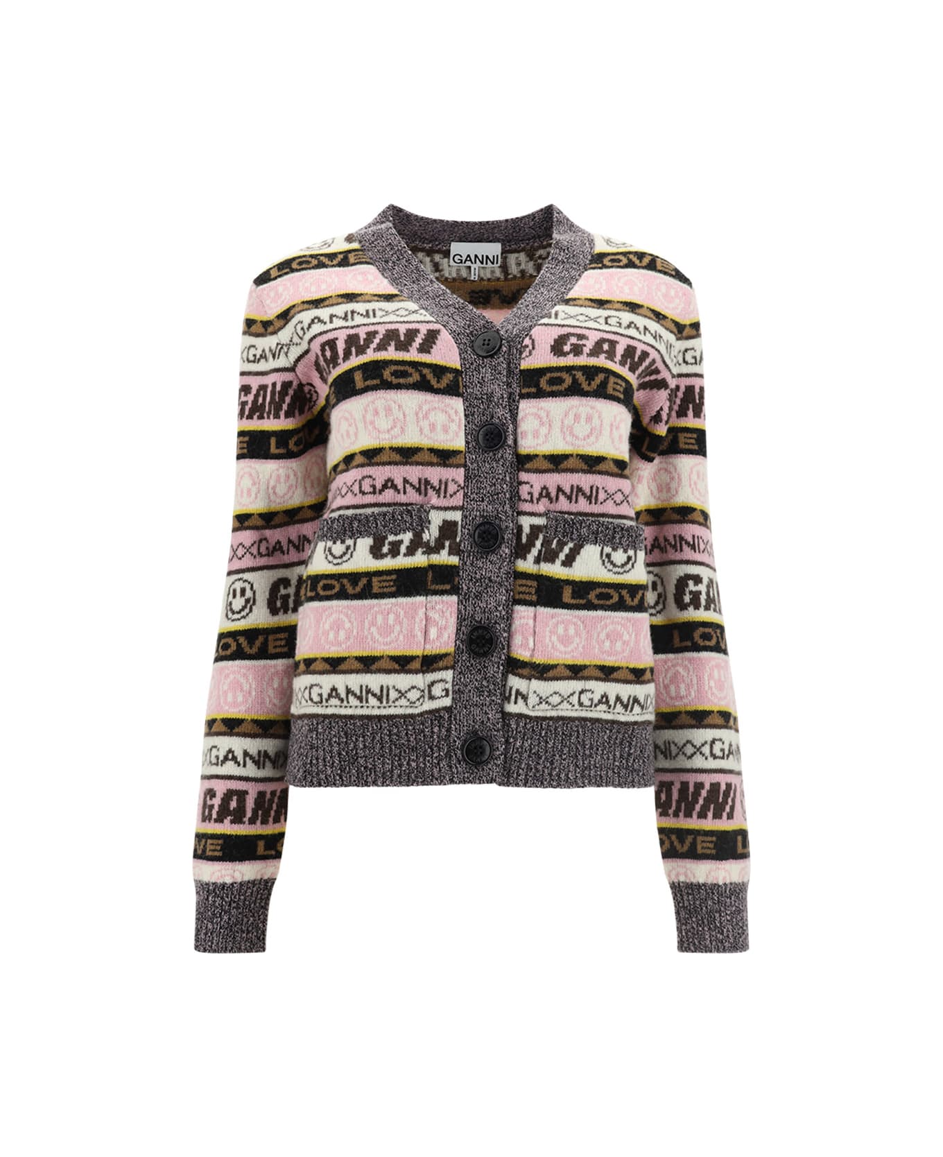 Ganni Graphic Cardigan | italist