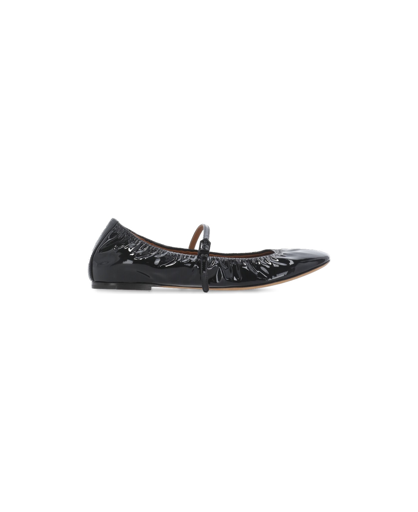 Lanvin Leather Ballet Shoes - Black