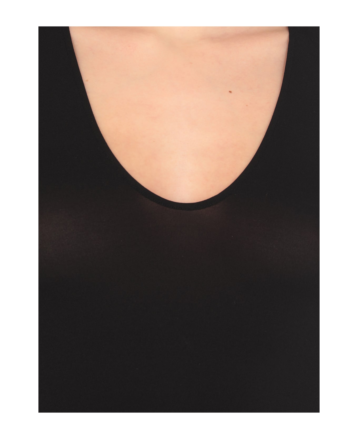 Wolford Body With Long Sleeves - Black