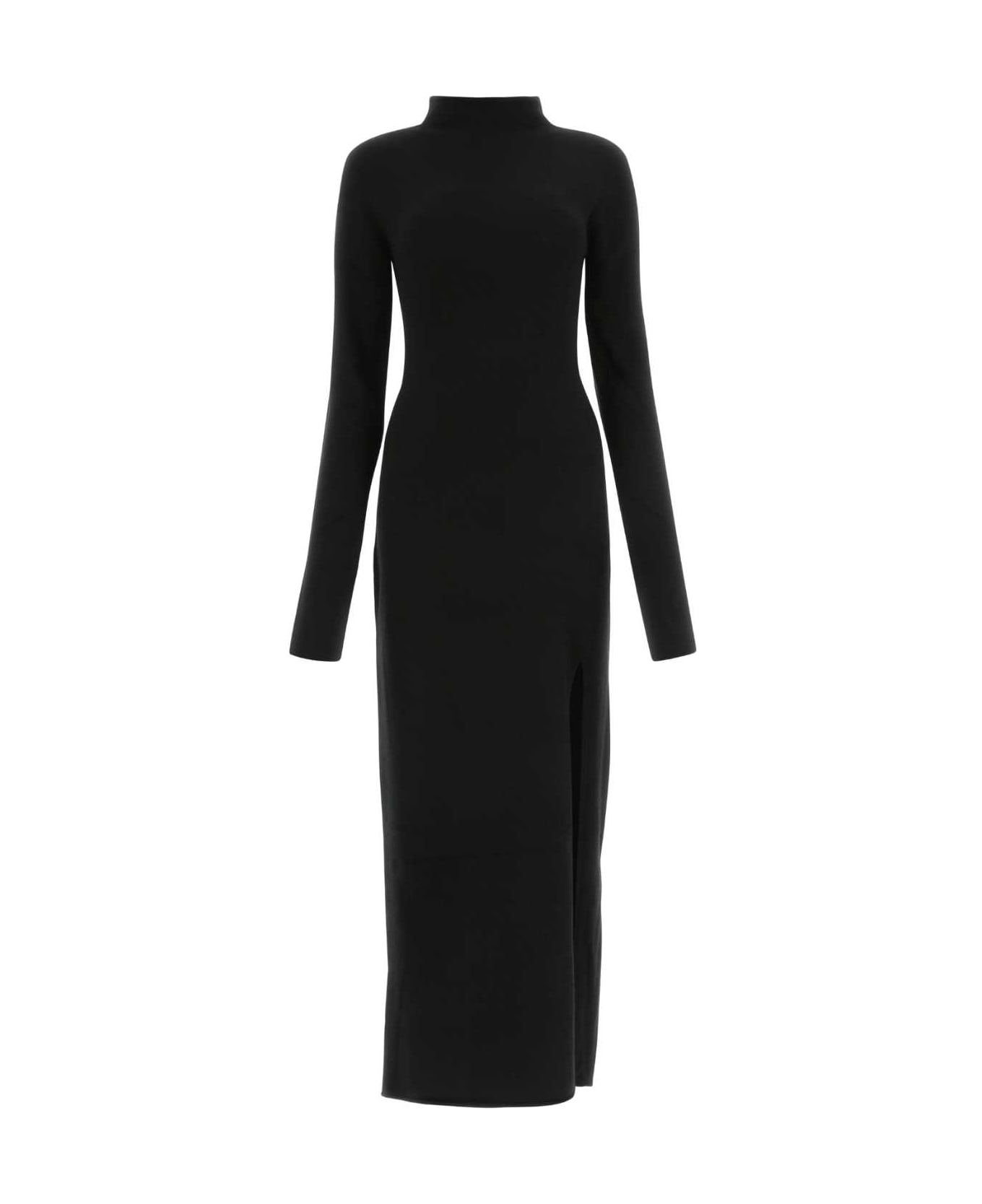 SportMax Black Cashmere Stretch Blend Oriana Dress - 005