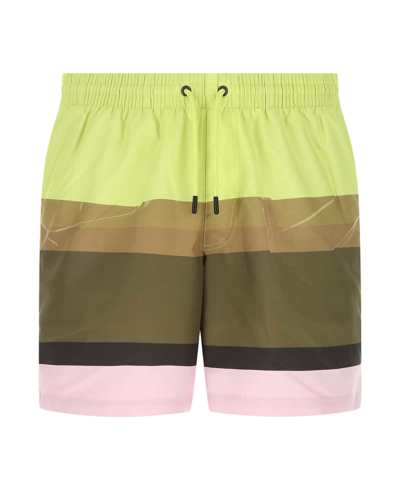 Dries Van Noten Printed Nylon Bermuda Shorts - 202 水着