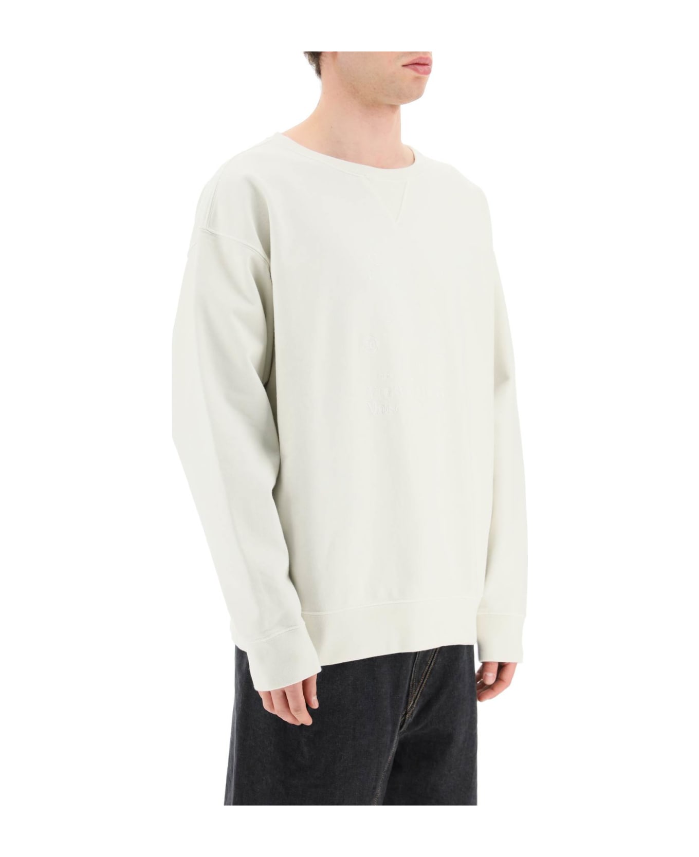 Maison Margiela Crewneck Sweatshirt - White