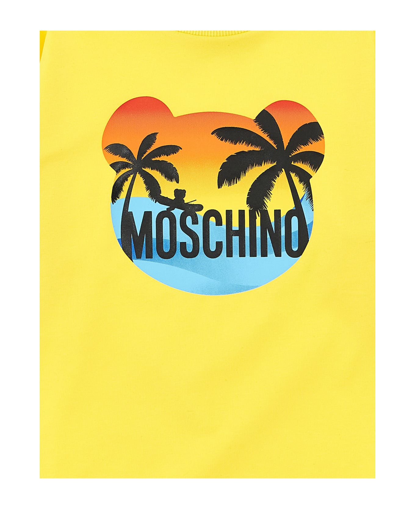 Moschino Logo Print T-shirt - Yellow