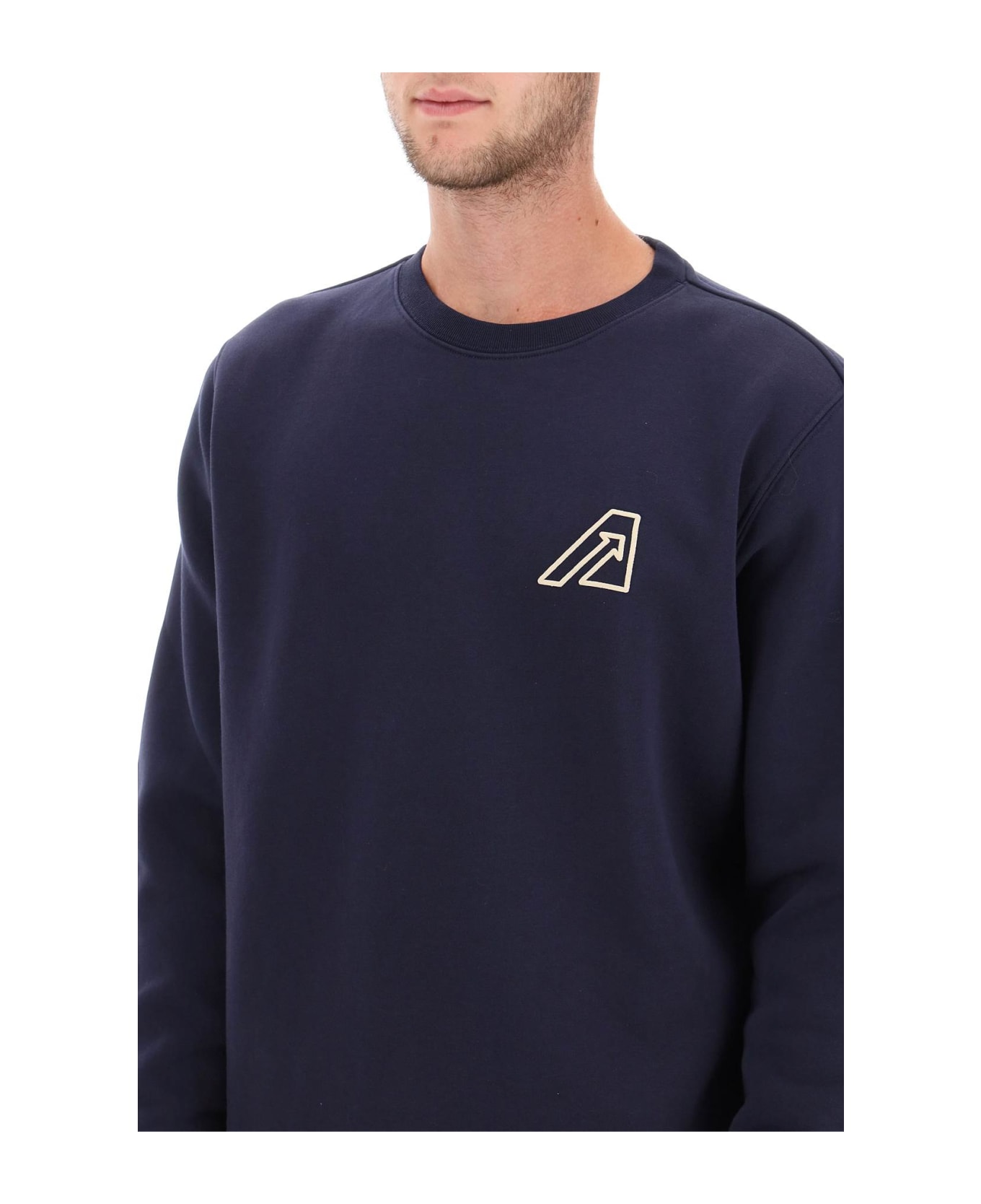 Autry Icon Crewneck Sweatshirt - BLUE (Blue)