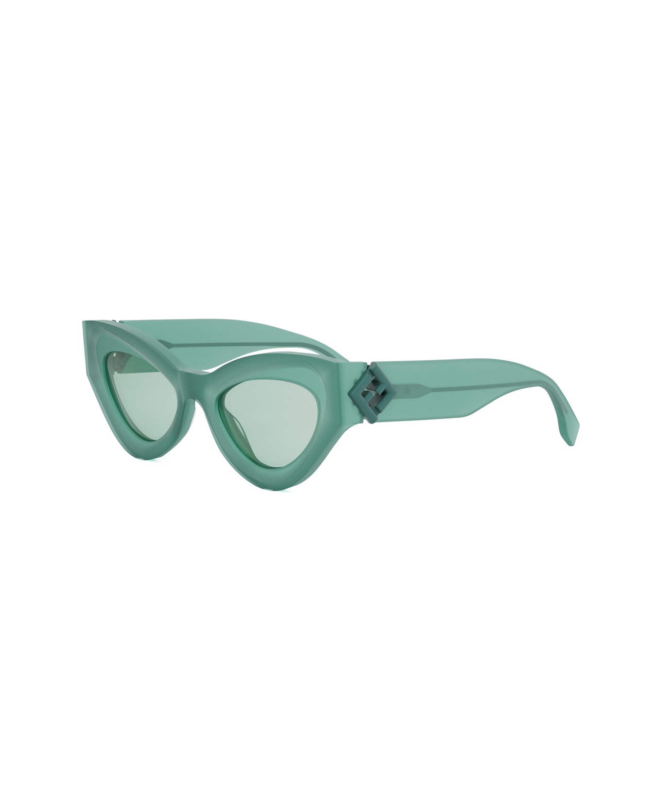 Fendi Eyewear Fe40146i 95n Verde Chiaro Sunglasses - Verde