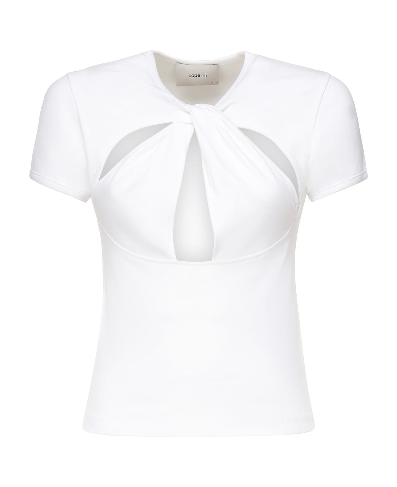 Coperni Cut-out T-shirt - White
