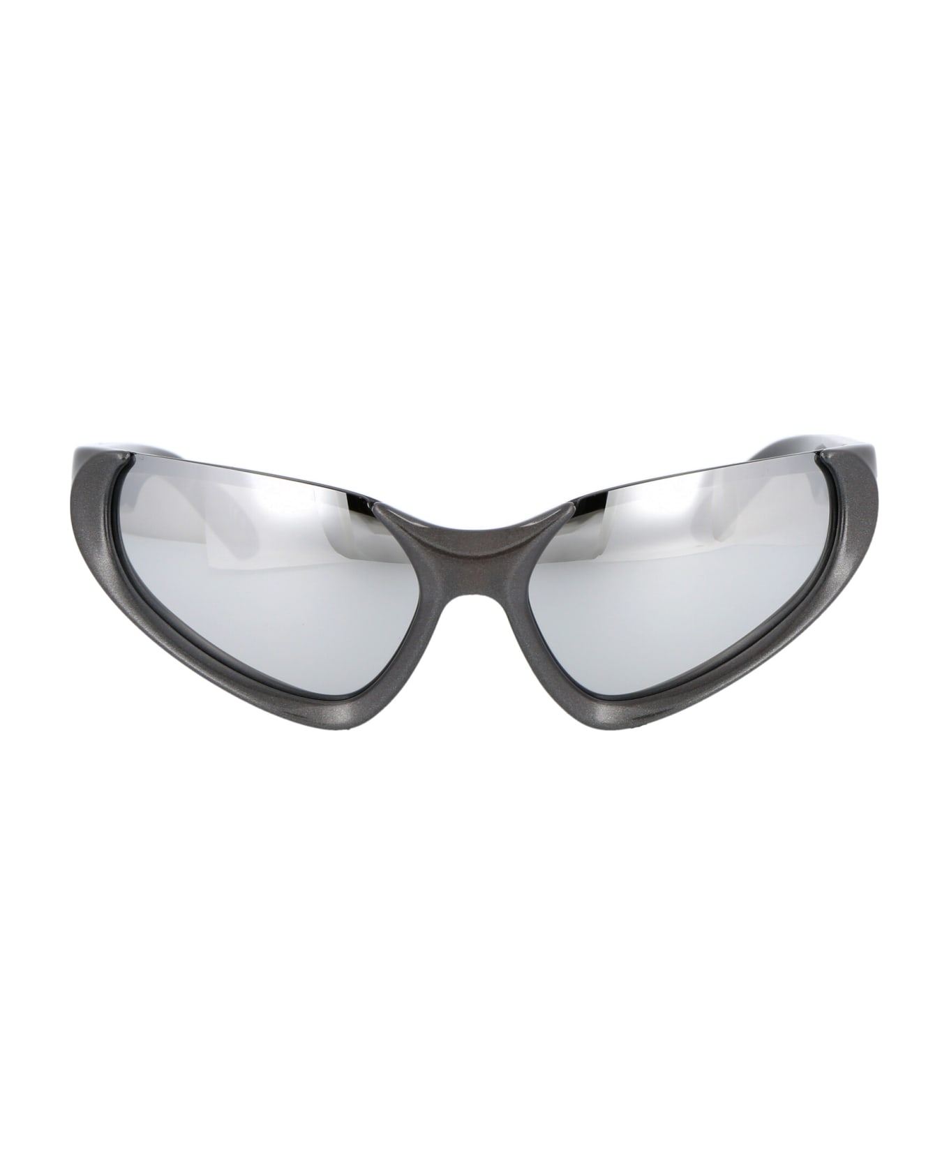 Balenciaga Eyewear Bb0202s Sunglasses - 002 SILVER SILVER SILVER