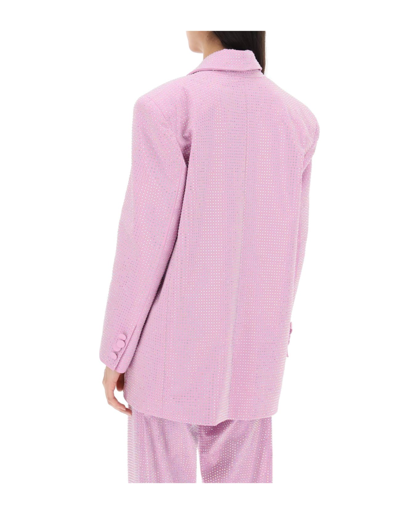 Giuseppe di Morabito Stretch Cotton Jacket With Crystals - LILAC PINK (Pink)