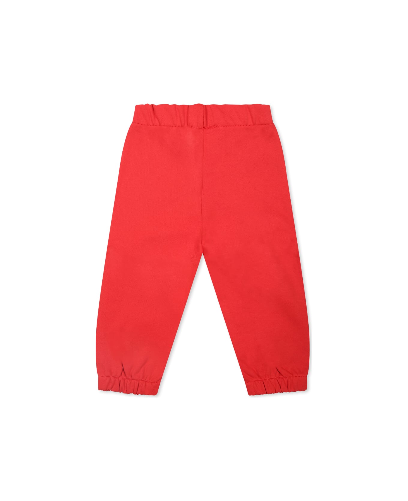 Diesel Red Trousers For Babykids With Logo - Red ボトムス