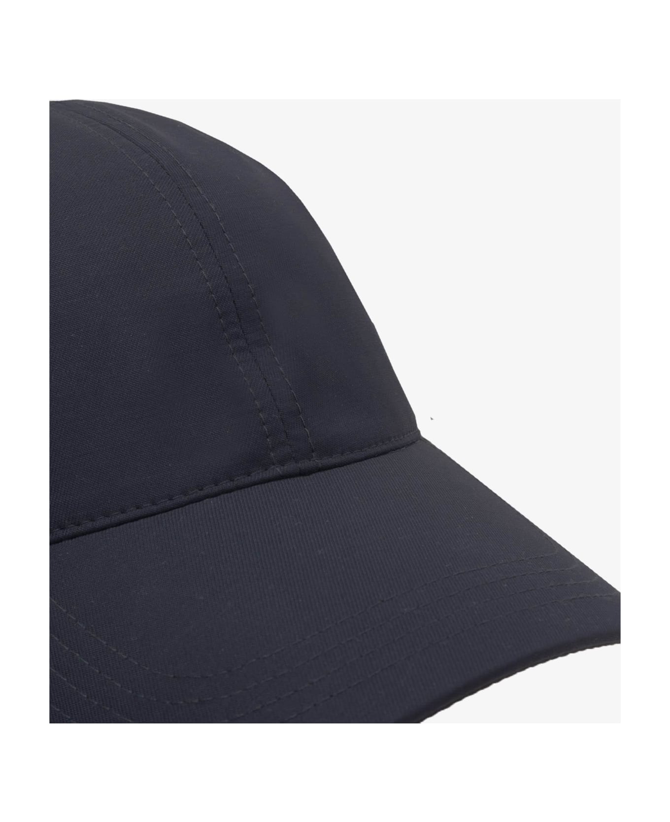 Larusmiani Cashmere Baseball Cap Hat - Navy