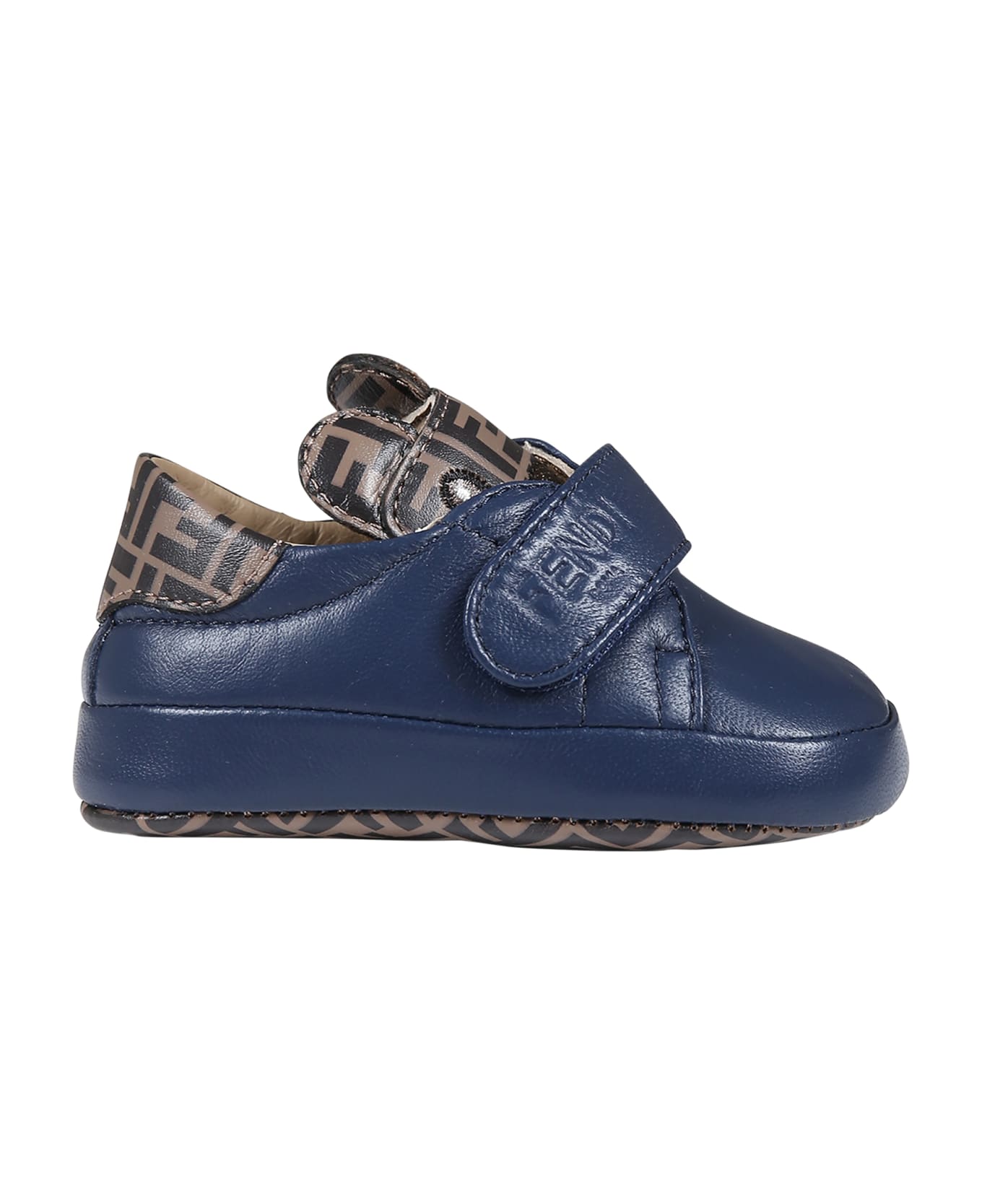 Fendi Blue Sneakers For Baby Boy - Blue シューズ