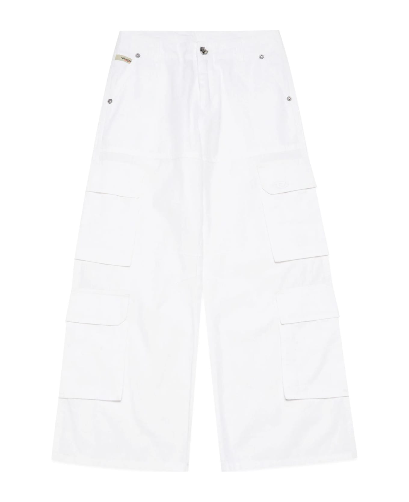 Diesel Trousers White - White ボトムス