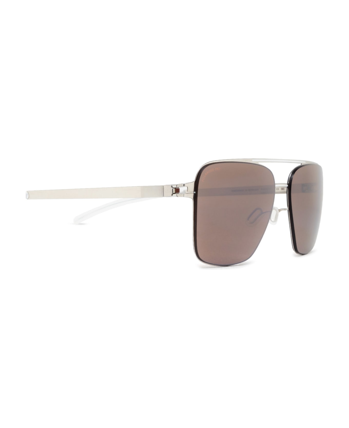 Mykita Bernie Sun Silver/white Sunglasses - Silver/White