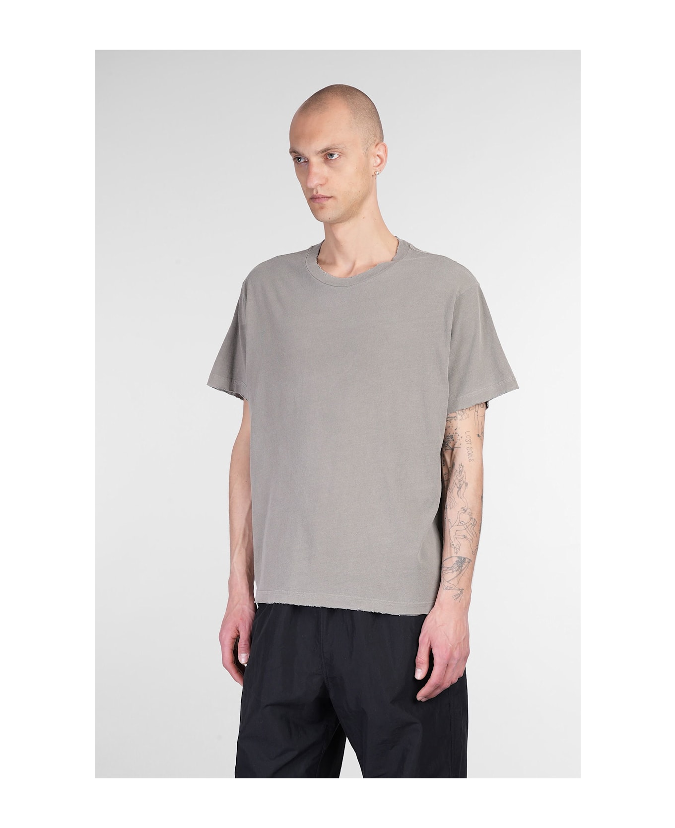 John Elliott T-shirt In Green Cotton - green