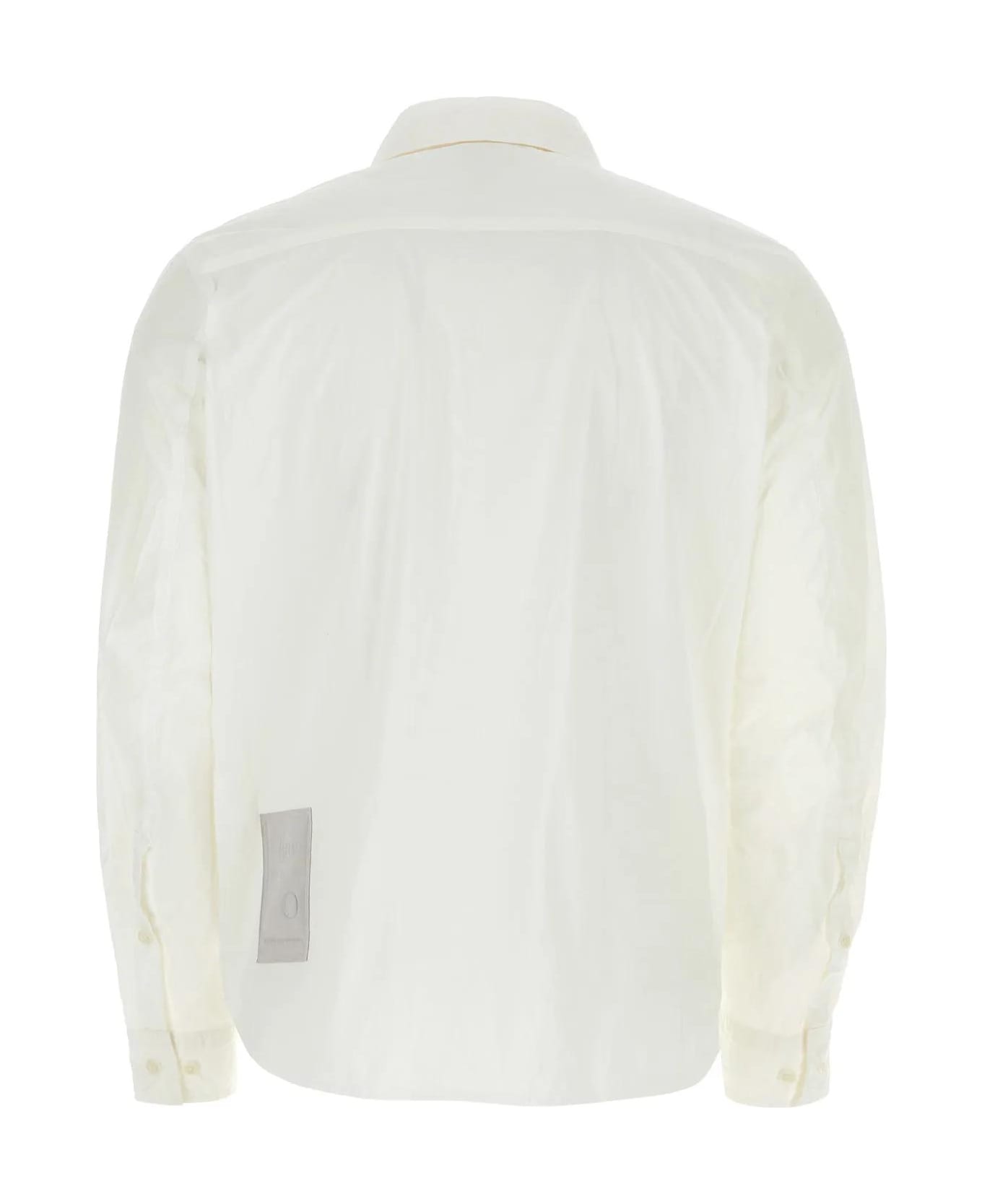Ten C White Nylon Shirt - WHITE シャツ