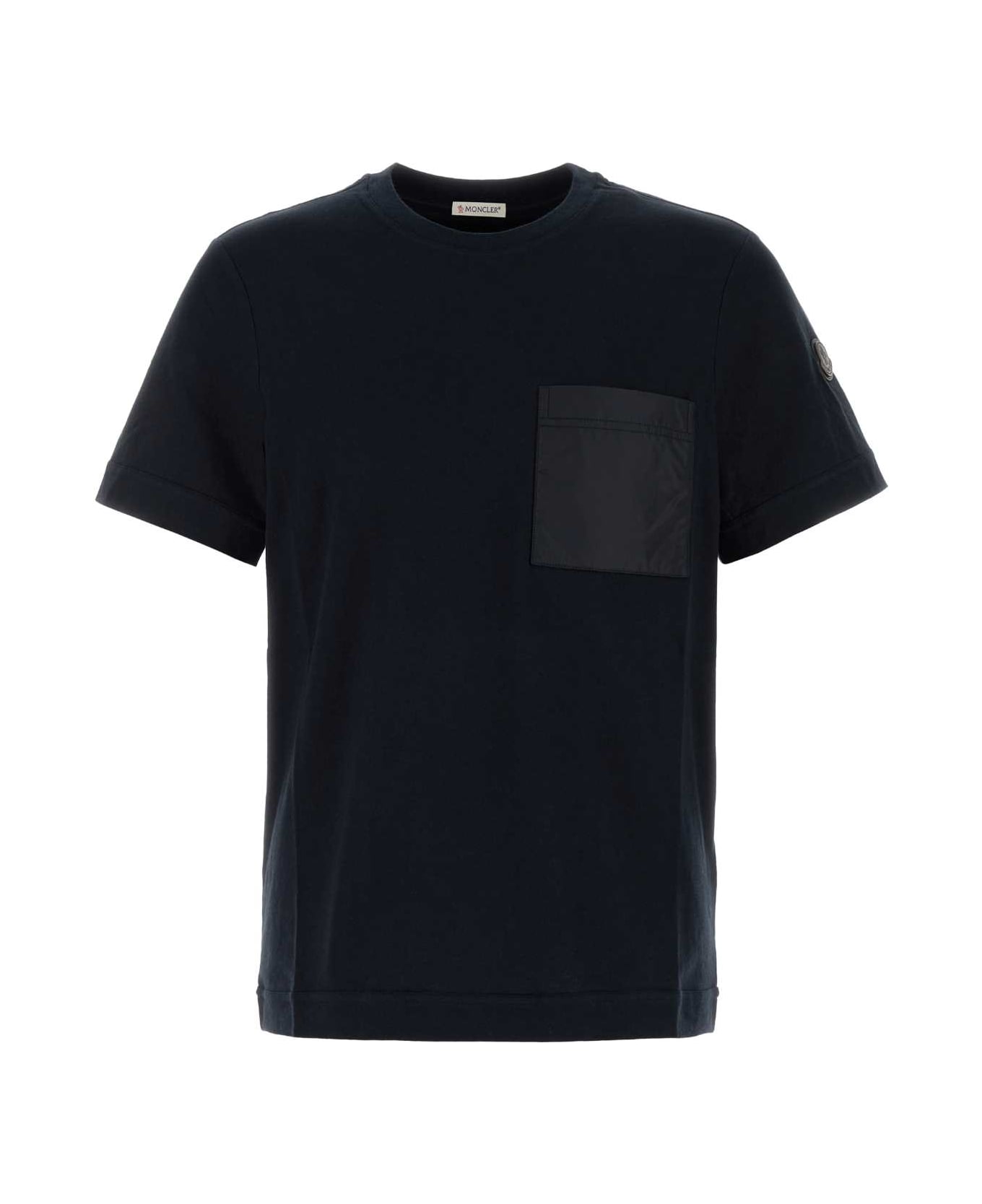 Moncler Midnight Blue Cotton Blend T-shirt - 778