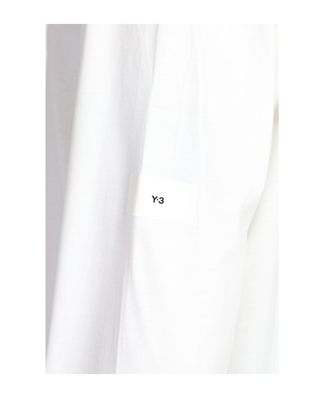 Y-3 T-shirt In White Cotton - White