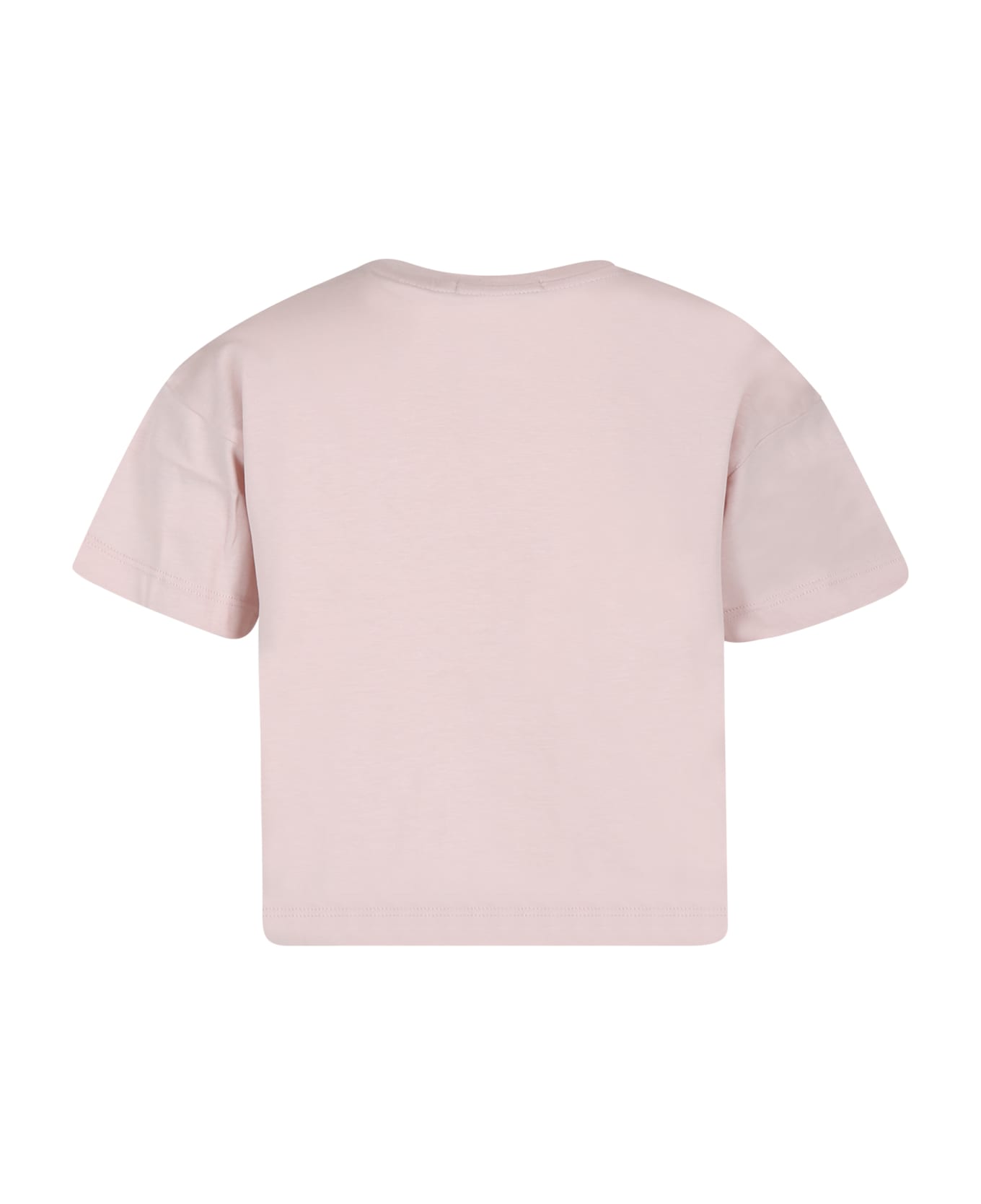Calvin Klein Pink T-shirt For Girl With Logo - Pink