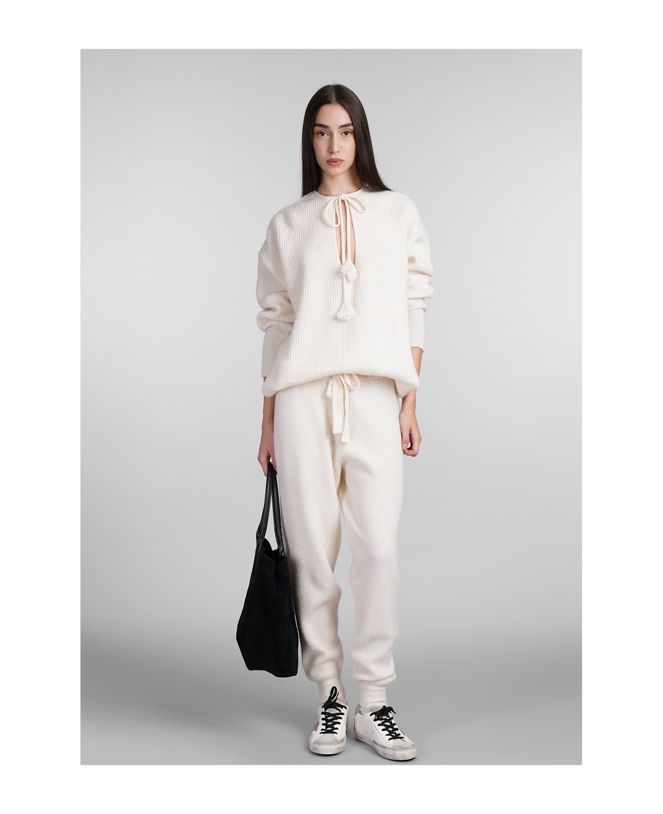 Golden Goose Knitwear In White Wool - white