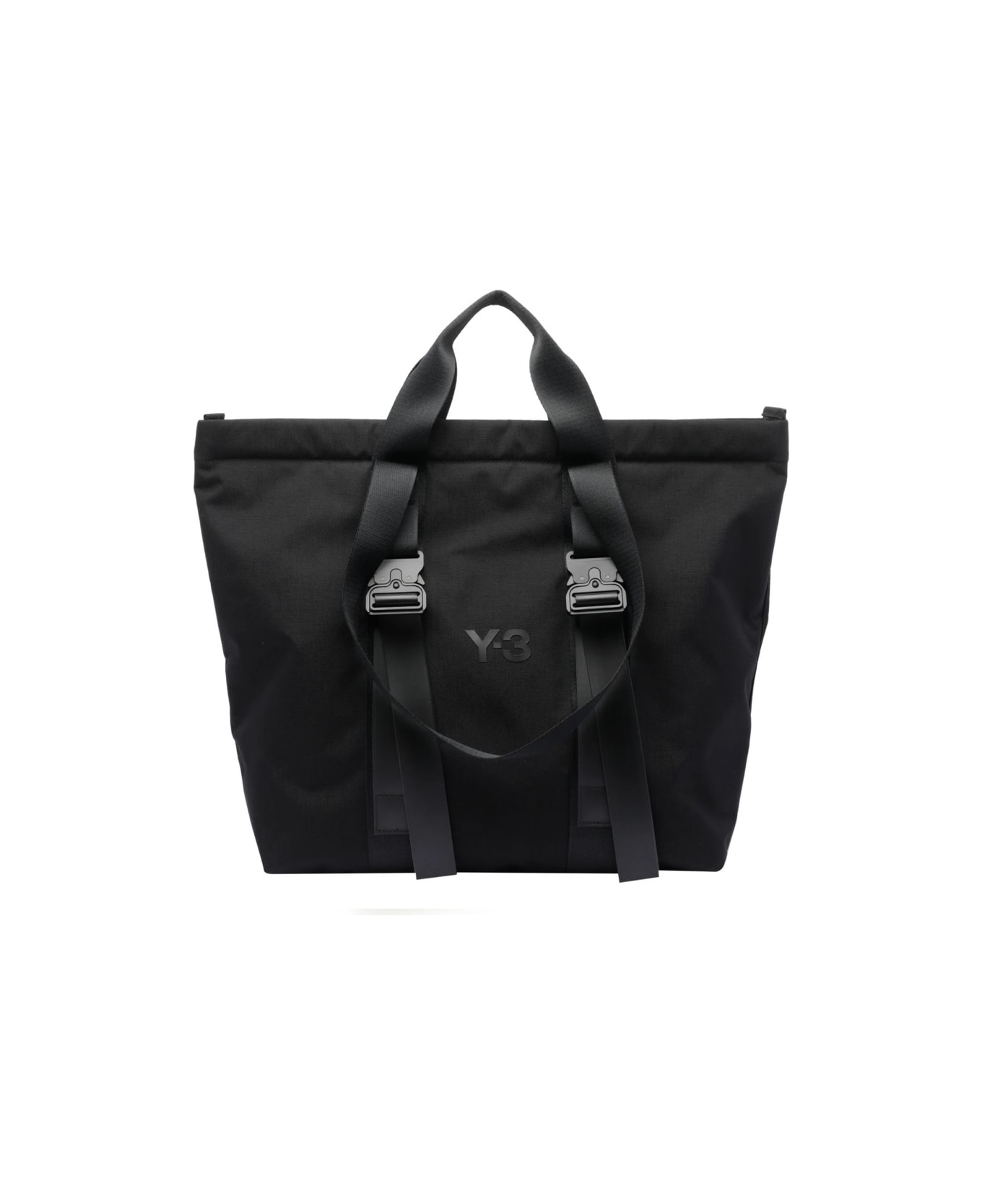 Y-3 Shopper With Logo - BLACK