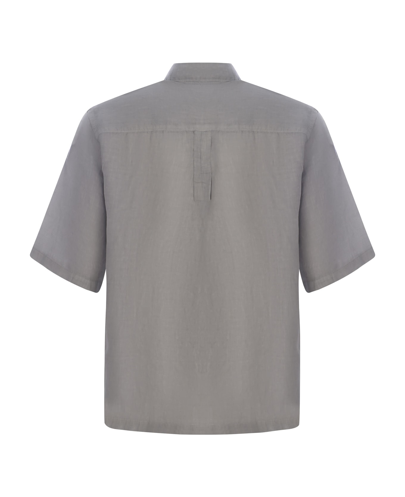 costumein Shirt Costumein "stefano" Made Of Linen - Grigio chiaro