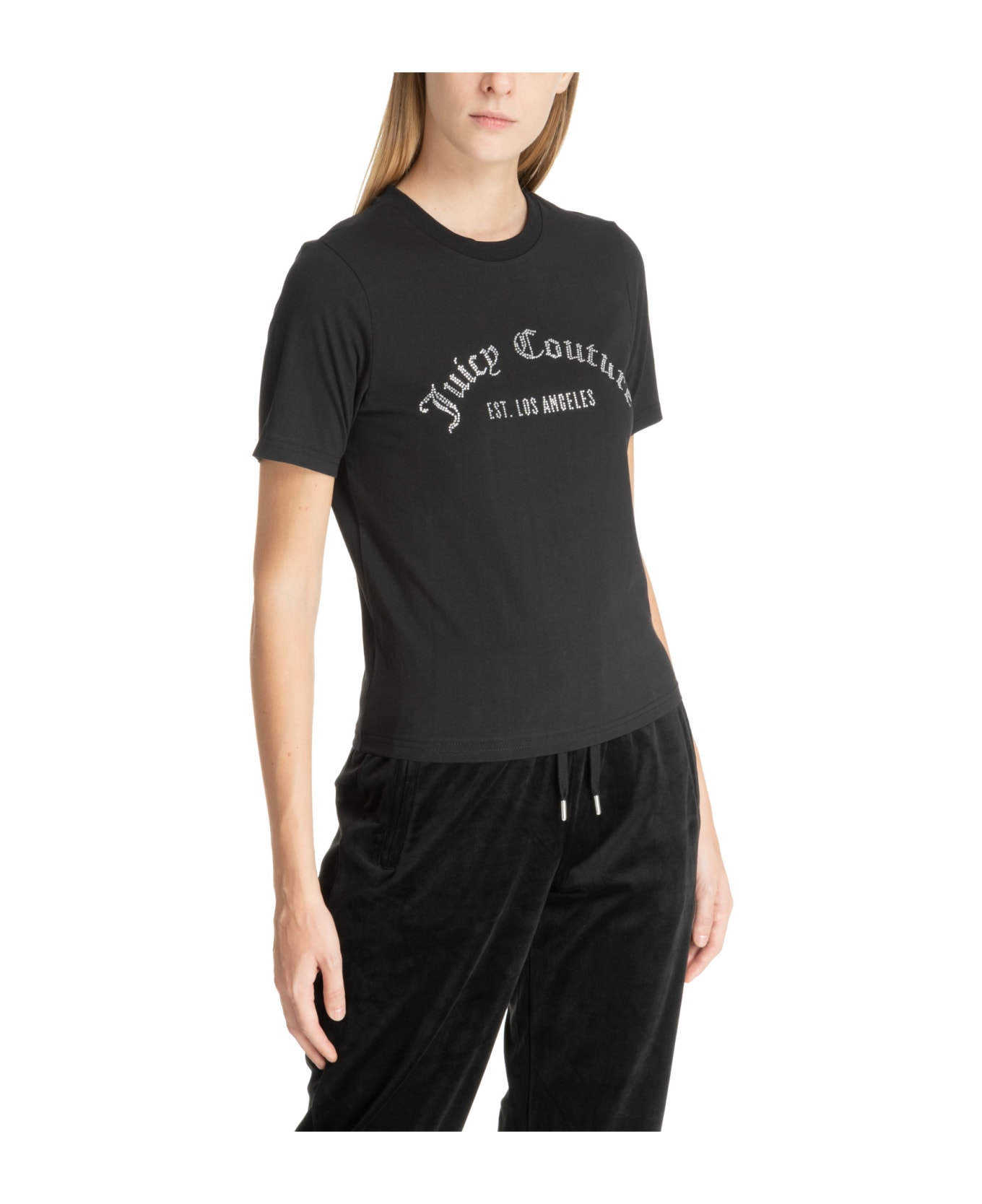 Juicy Couture Noah Cotton T-shirt - Black Tシャツ