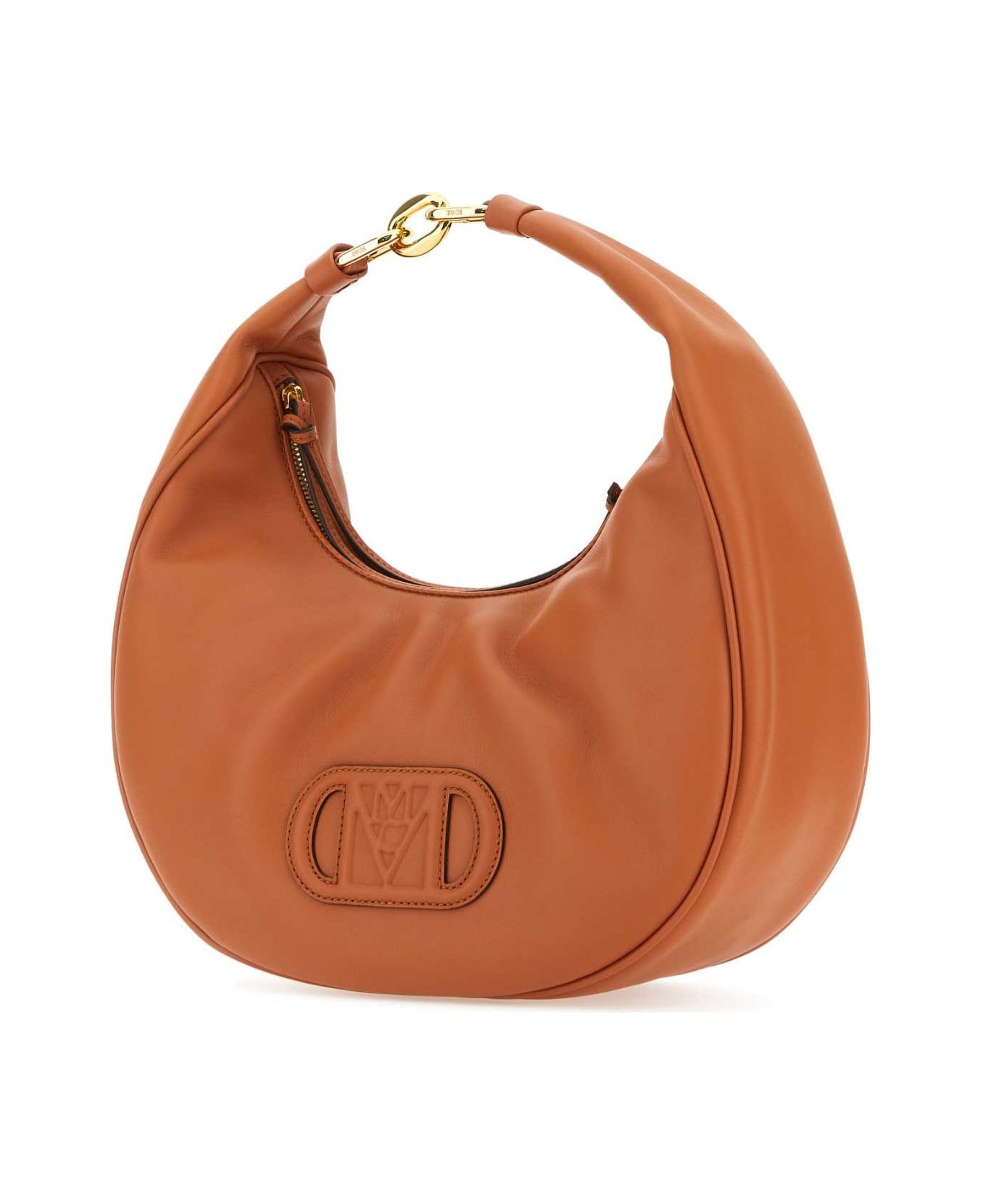 MCM Caramel Nappa Leather Mode Travia Handbag - CO