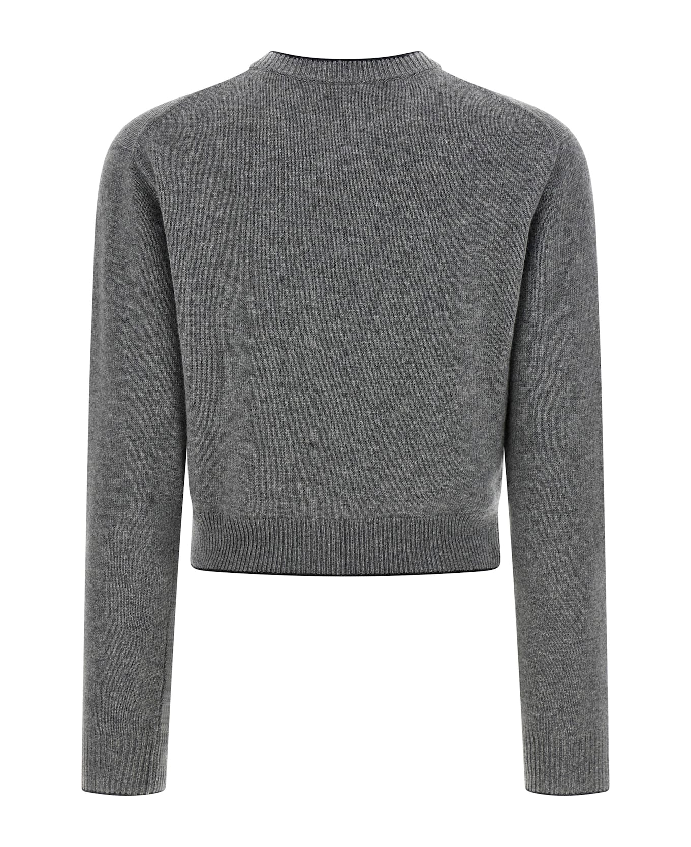 Chloé Embroidery Cardigan - Gray