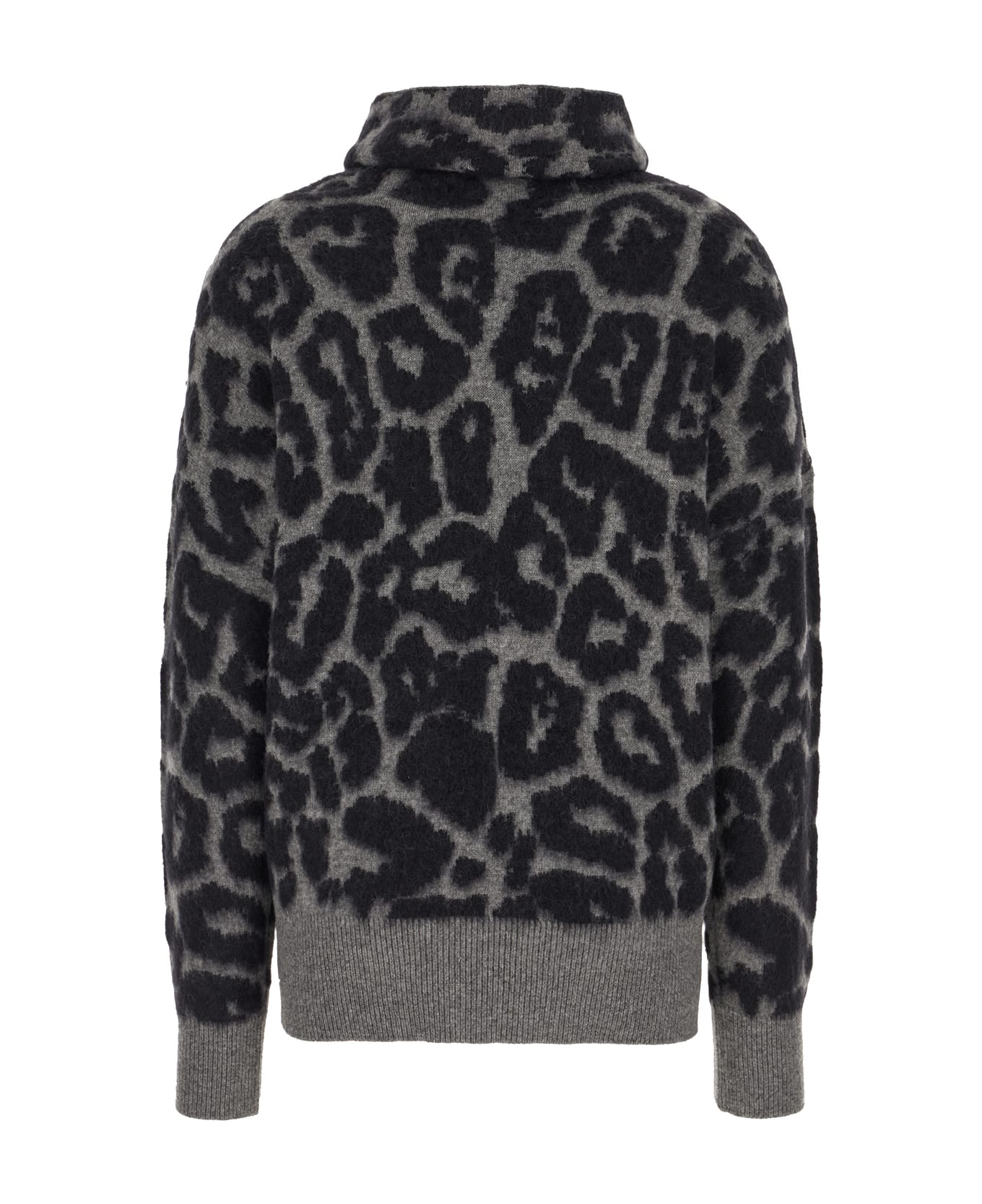 Stella McCartney Embroidered Wool Blend Sweater - BLACK GREY