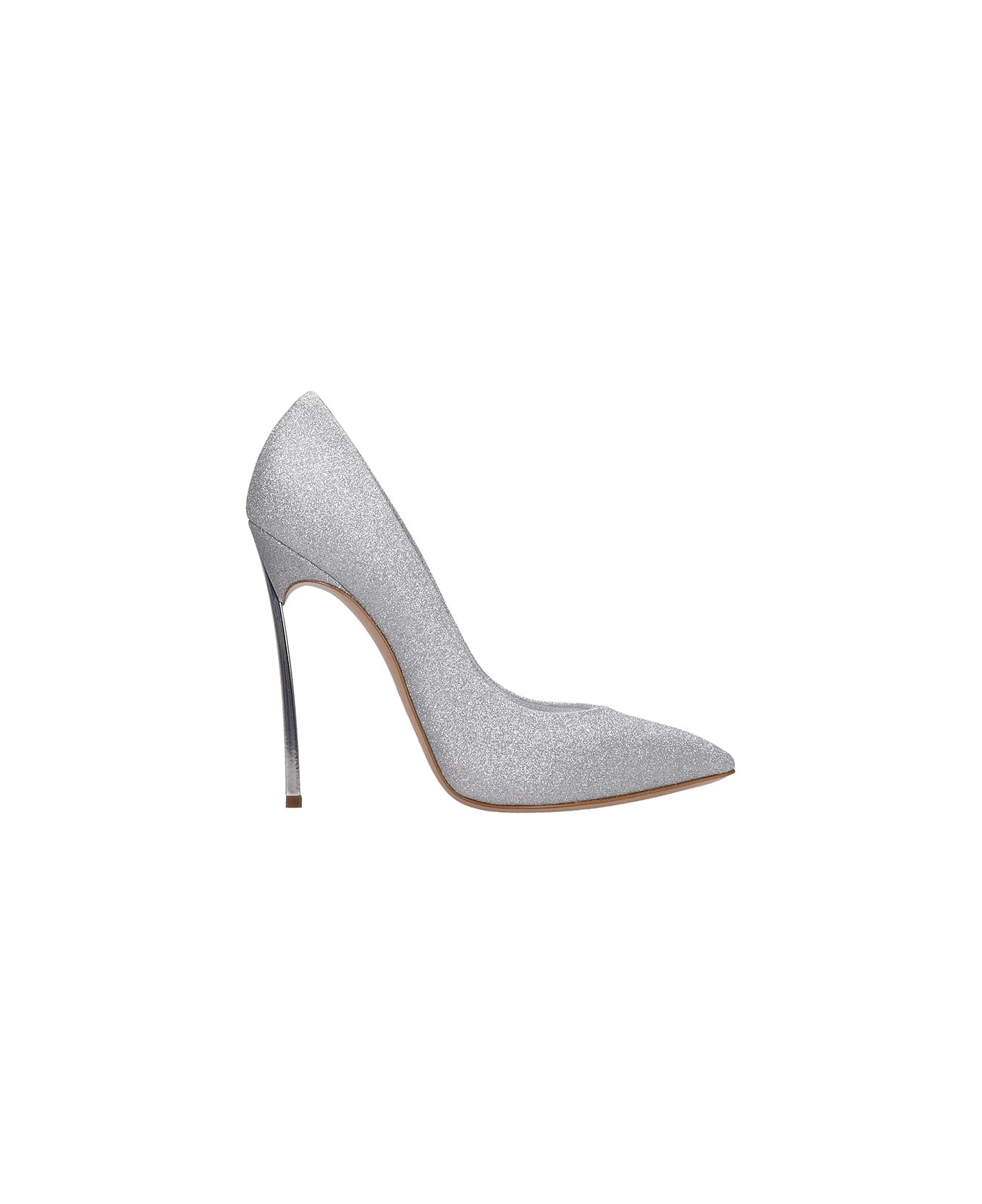Casadei Pumps In Silver Glitter - silver